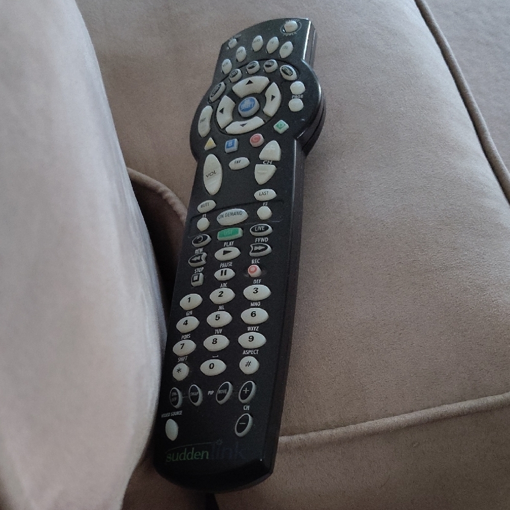 Black Media Streamer with Ergonomic Design